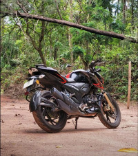 Red And Black TVS Apache RTR 200 4V ABS