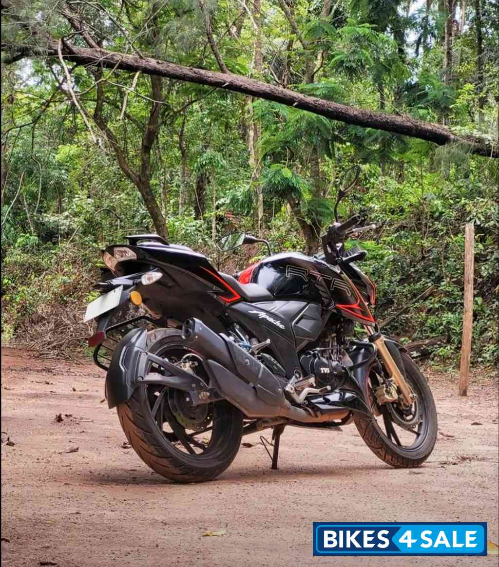 Red And Black TVS Apache RTR 200 4V ABS