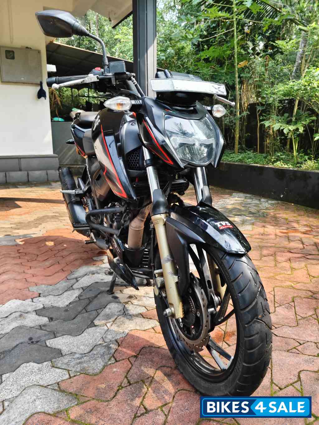 Red And Black TVS Apache RTR 200 4V ABS