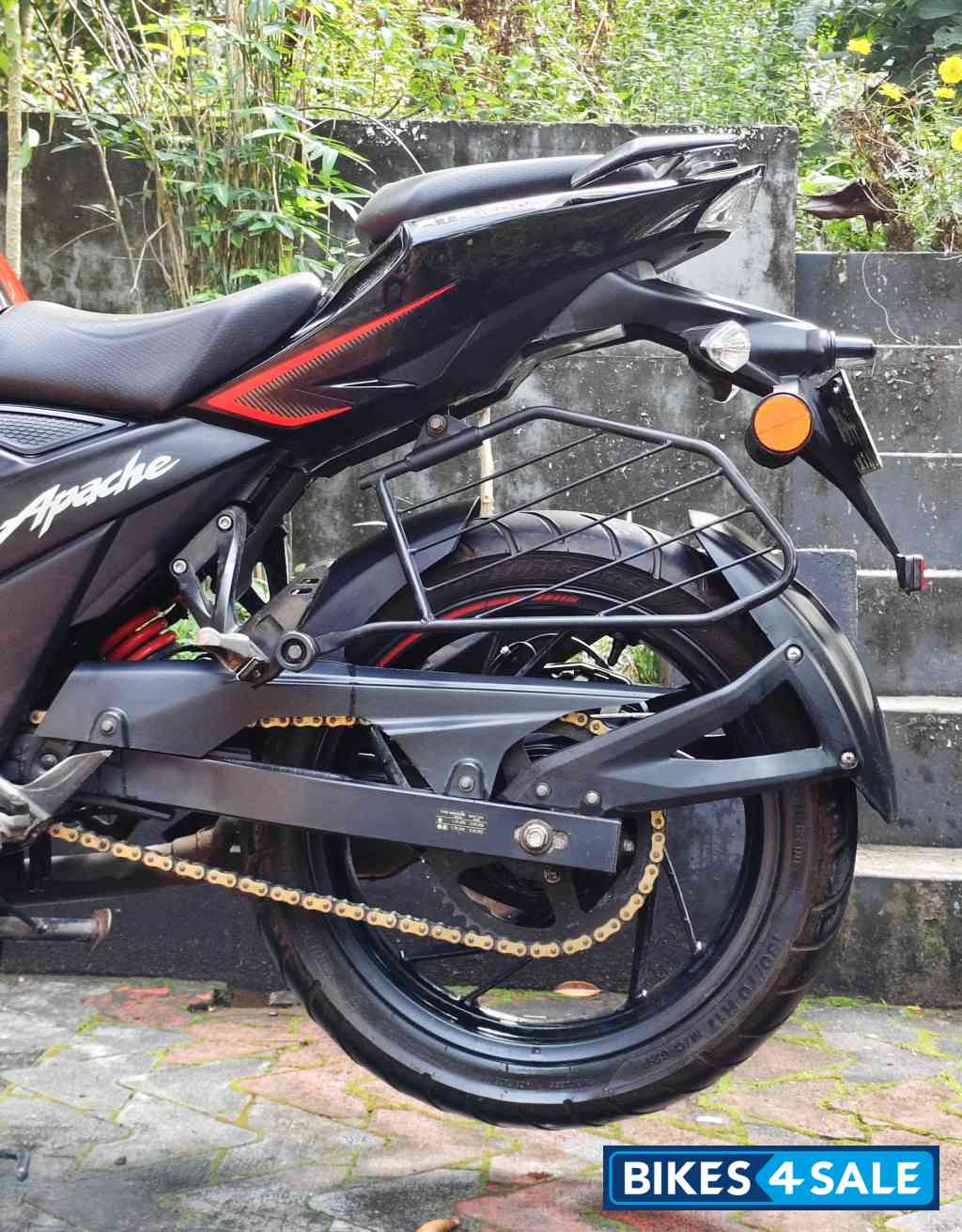 Red And Black TVS Apache RTR 200 4V ABS
