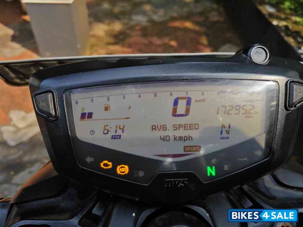 Red And Black TVS Apache RTR 200 4V ABS