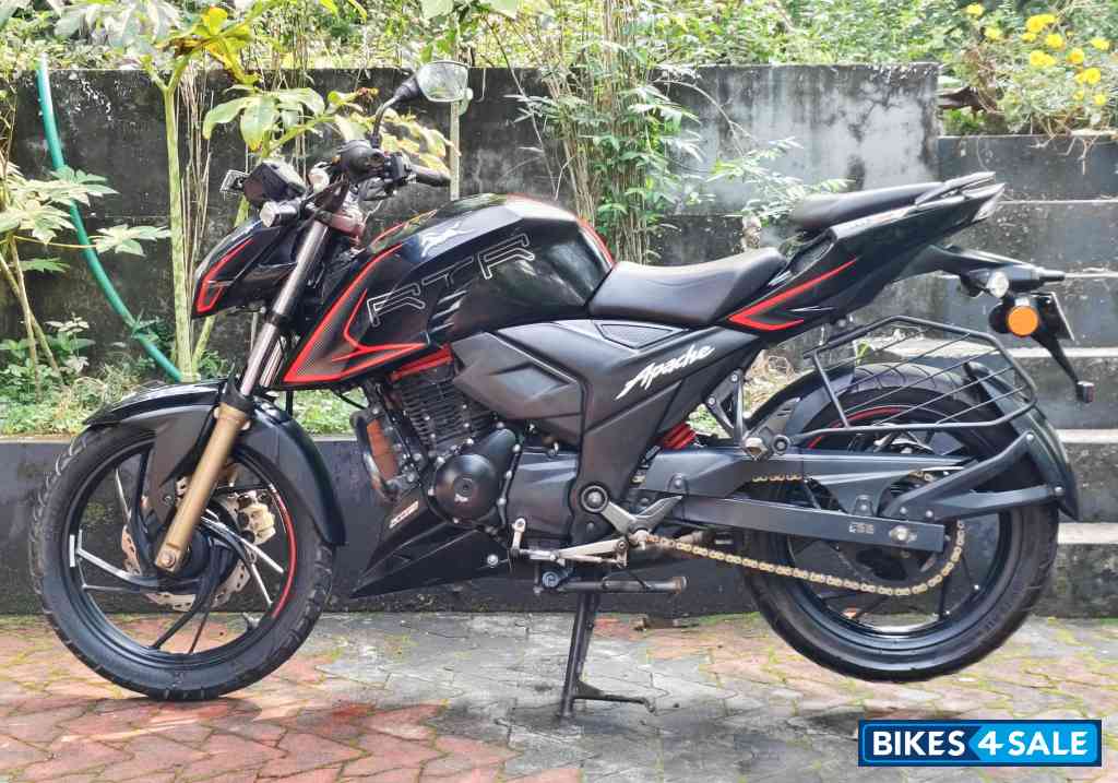 Red And Black TVS Apache RTR 200 4V ABS
