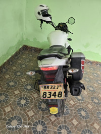 White Honda CB Trigger