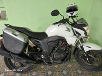 White Honda CB Trigger