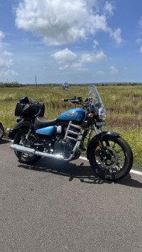 Blue Royal Enfield Meteor 350 Supernova