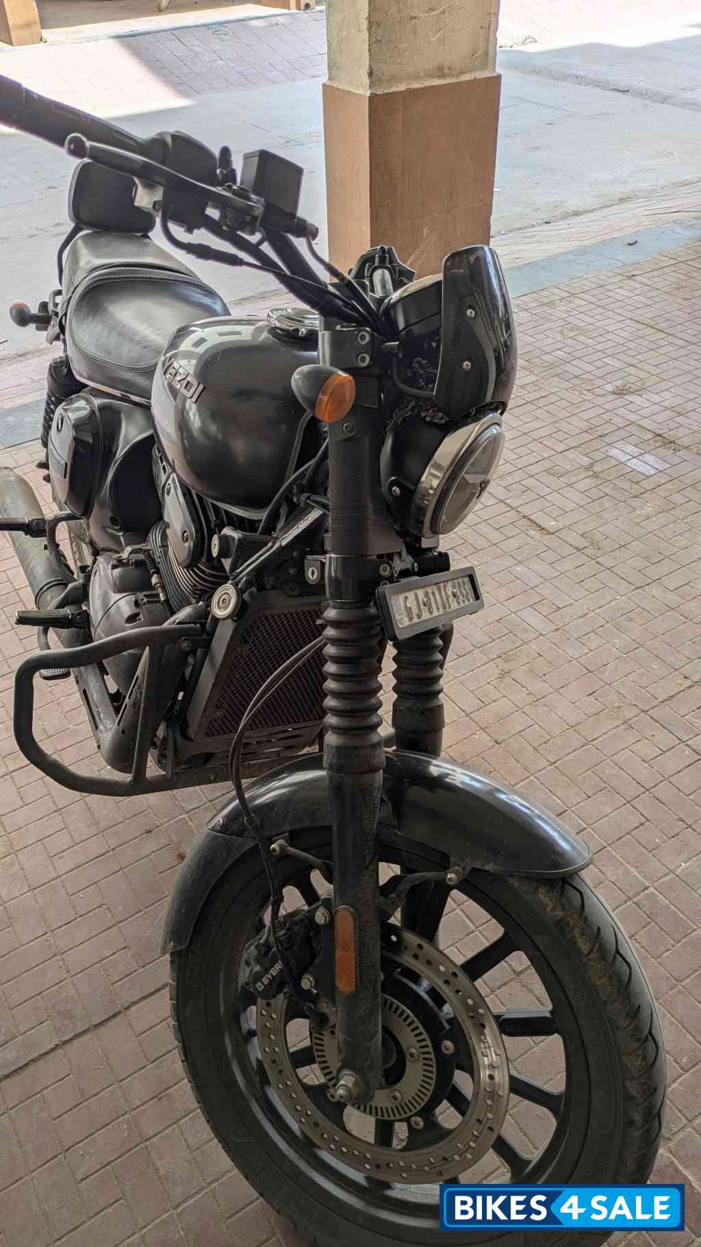 Smoke Grey Yezdi Roadster Dark