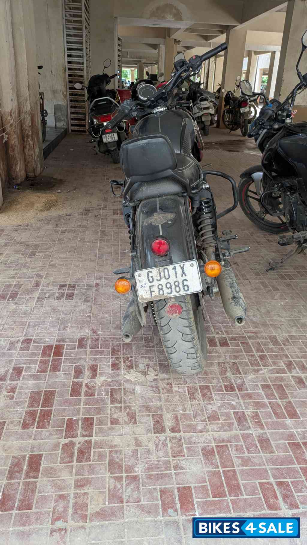 Smoke Grey Yezdi Roadster Dark