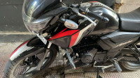 Black TVS Apache RTR 160 BS VI
