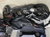 Black Bajaj Pulsar RS 200 ABS