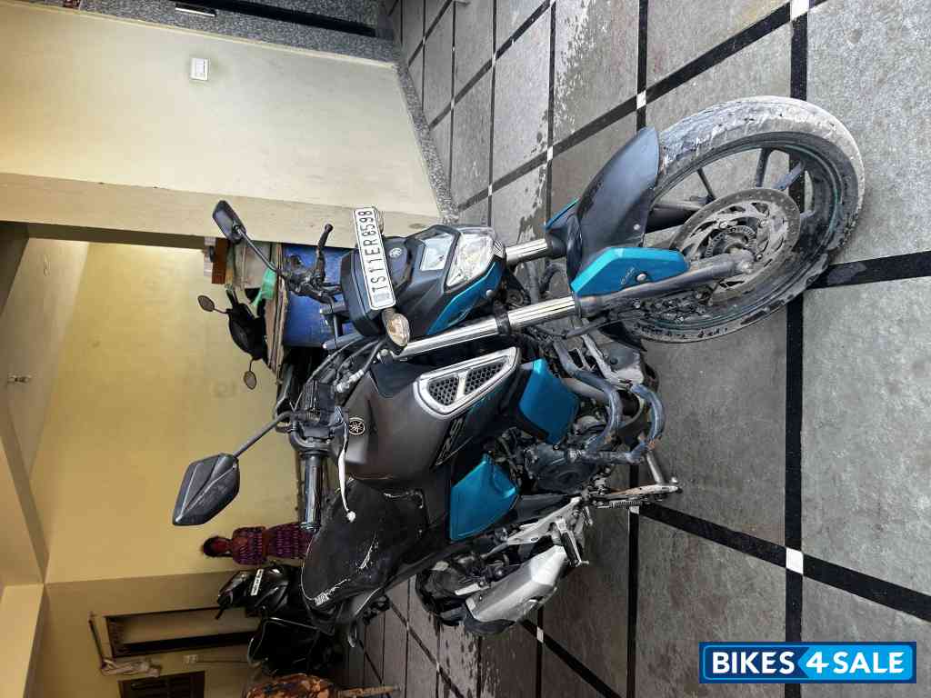 Cyan Grey Yamaha FZ-S FI V3