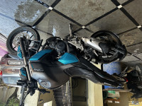 Cyan Grey Yamaha FZ-S FI V3