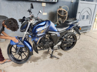 Blue Yamaha FZ-S FI V2