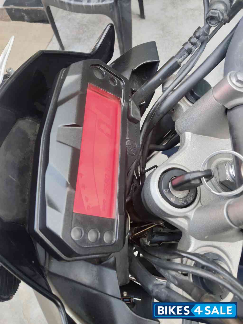 Blue Yamaha FZ-S FI V2