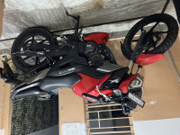 Red TVS Raider 125