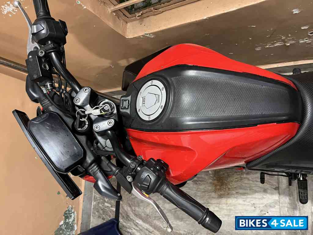 Red TVS Raider 125