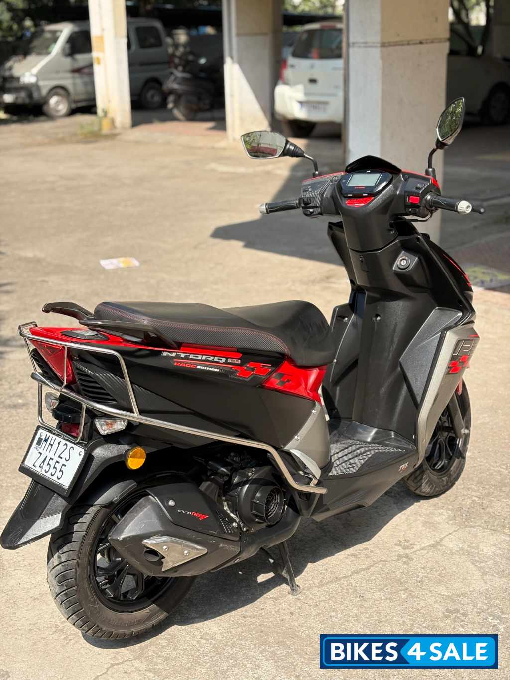 Red-black TVS NTORQ 125 Race Edition BS6
