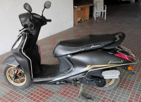 Matt Black Yamaha Fascino S