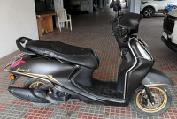 Matt Black Yamaha Fascino S