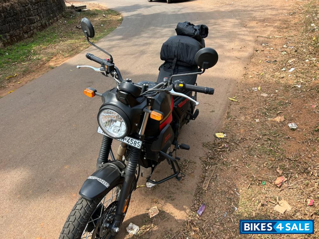 Black & Red Royal Enfield Scram 411