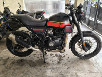 Black & Red Royal Enfield Scram 411