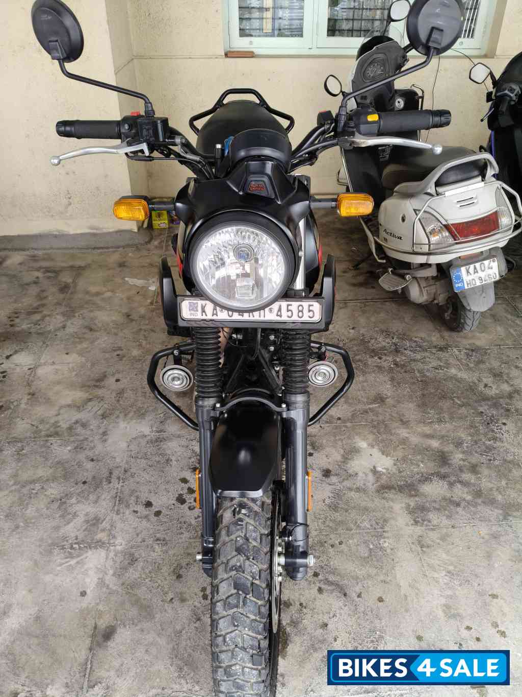 Black & Red Royal Enfield Scram 411