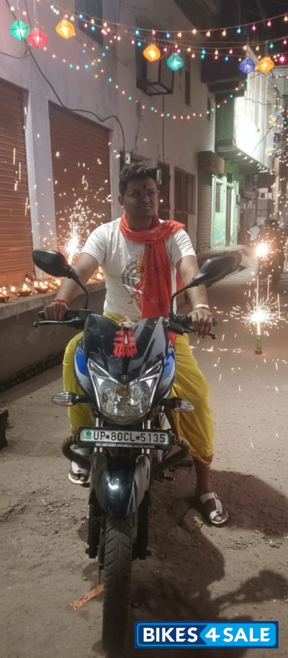 Black And Blue Bajaj Discover 125 ST