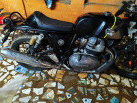 Gray & Black Royal Enfield Continental GT 650 Twin