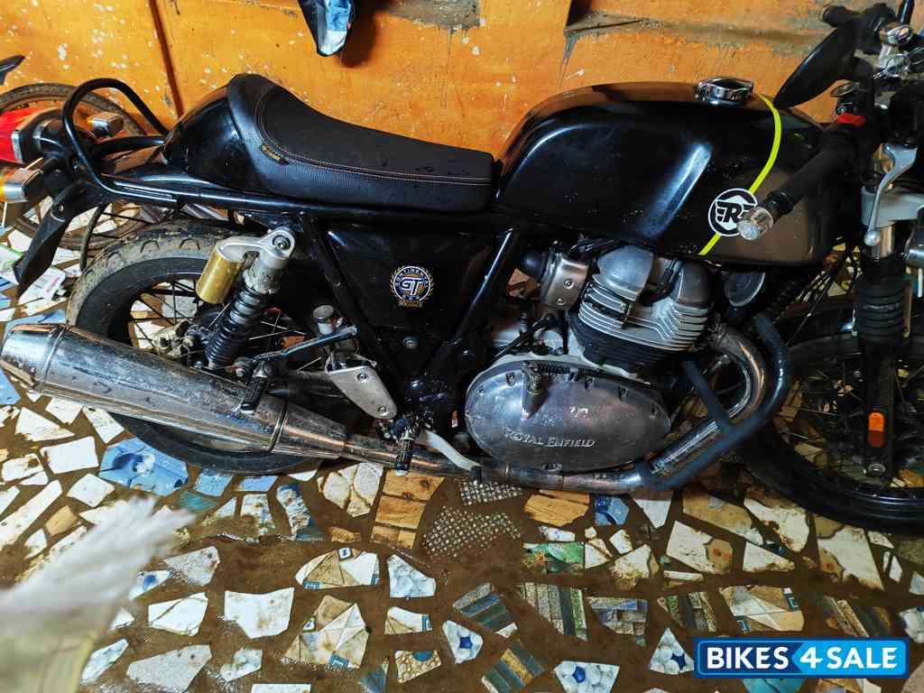 Gray & Black Royal Enfield Continental GT 650 Twin