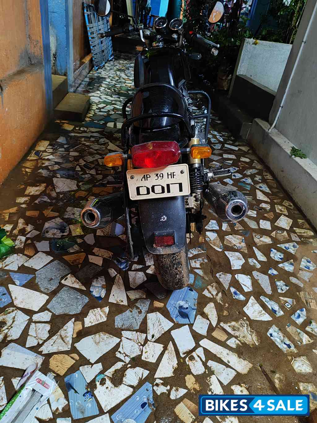 Gray & Black Royal Enfield Continental GT 650 Twin