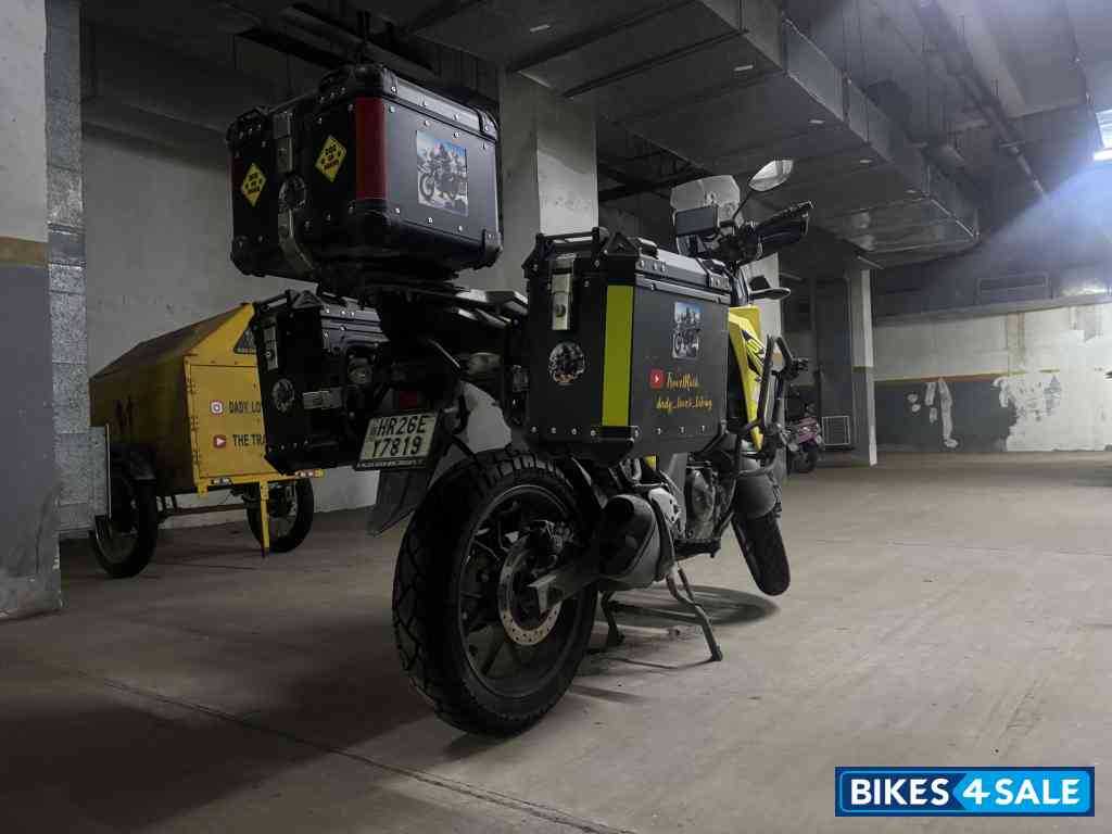 Yellow Suzuki V-Strom 250