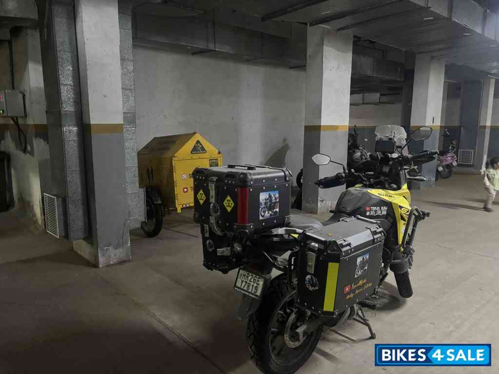 Yellow Suzuki V-Strom 250