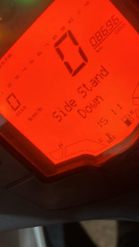 White And Orange KTM RC 200