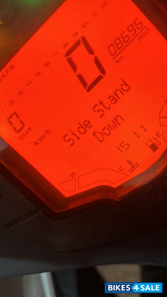 White And Orange KTM RC 200