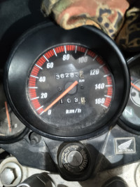 Black Honda CB Unicorn