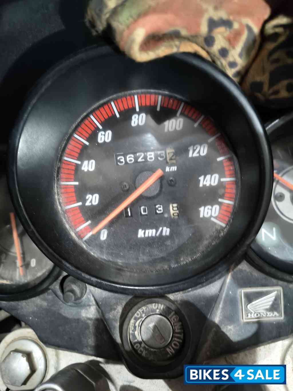 Black Honda CB Unicorn