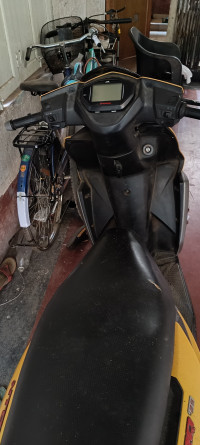 Yellow TVS NTORQ 125