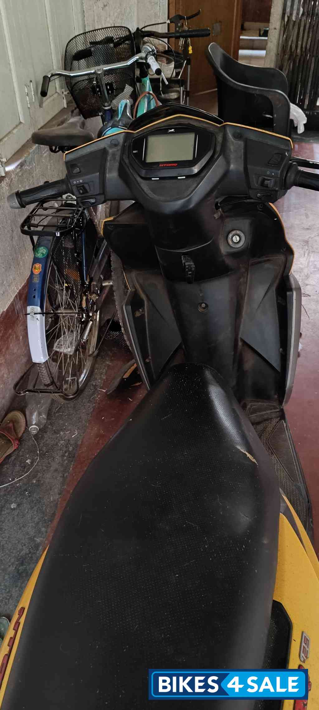 Yellow TVS NTORQ 125