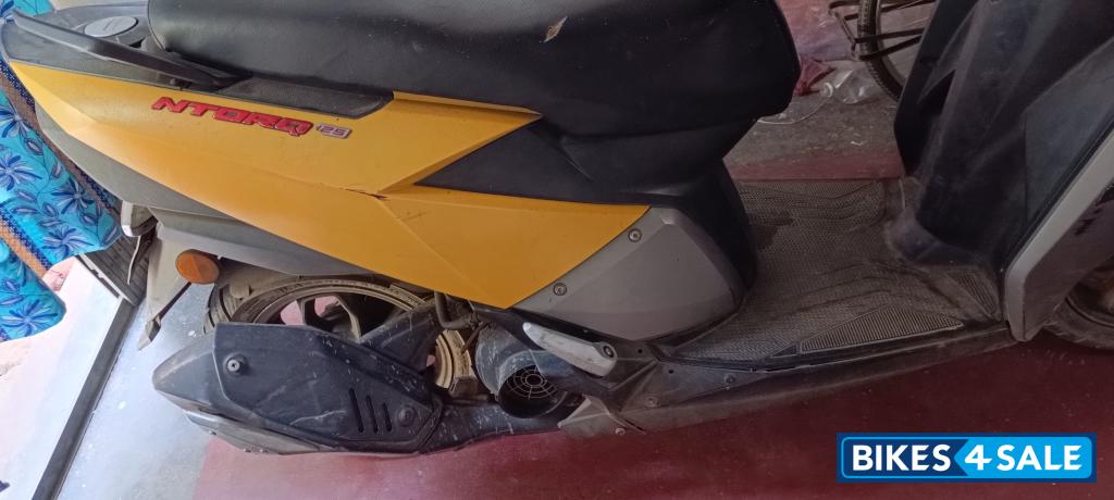Yellow TVS NTORQ 125