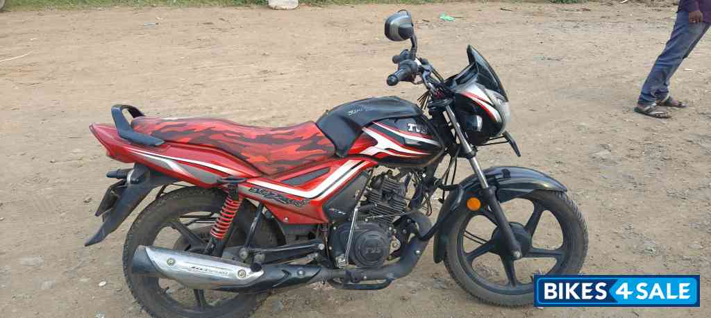 Black And Red TVS Star City Plus