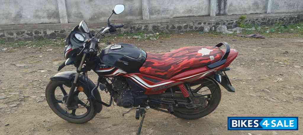 Black And Red TVS Star City Plus
