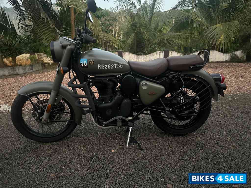 Marsh Gray Royal Enfield Classic 350 Dual Channel BS6