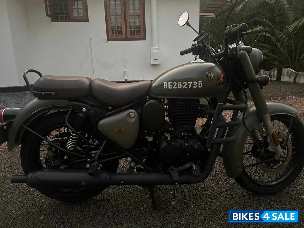 Marsh Gray Royal Enfield Classic 350 Dual Channel BS6
