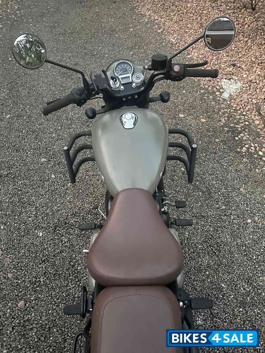 Marsh Gray Royal Enfield Classic 350 Dual Channel BS6