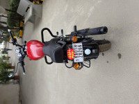 Revolving Red Royal Enfield Thunderbird X 350