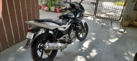 White Bajaj Pulsar 220F
