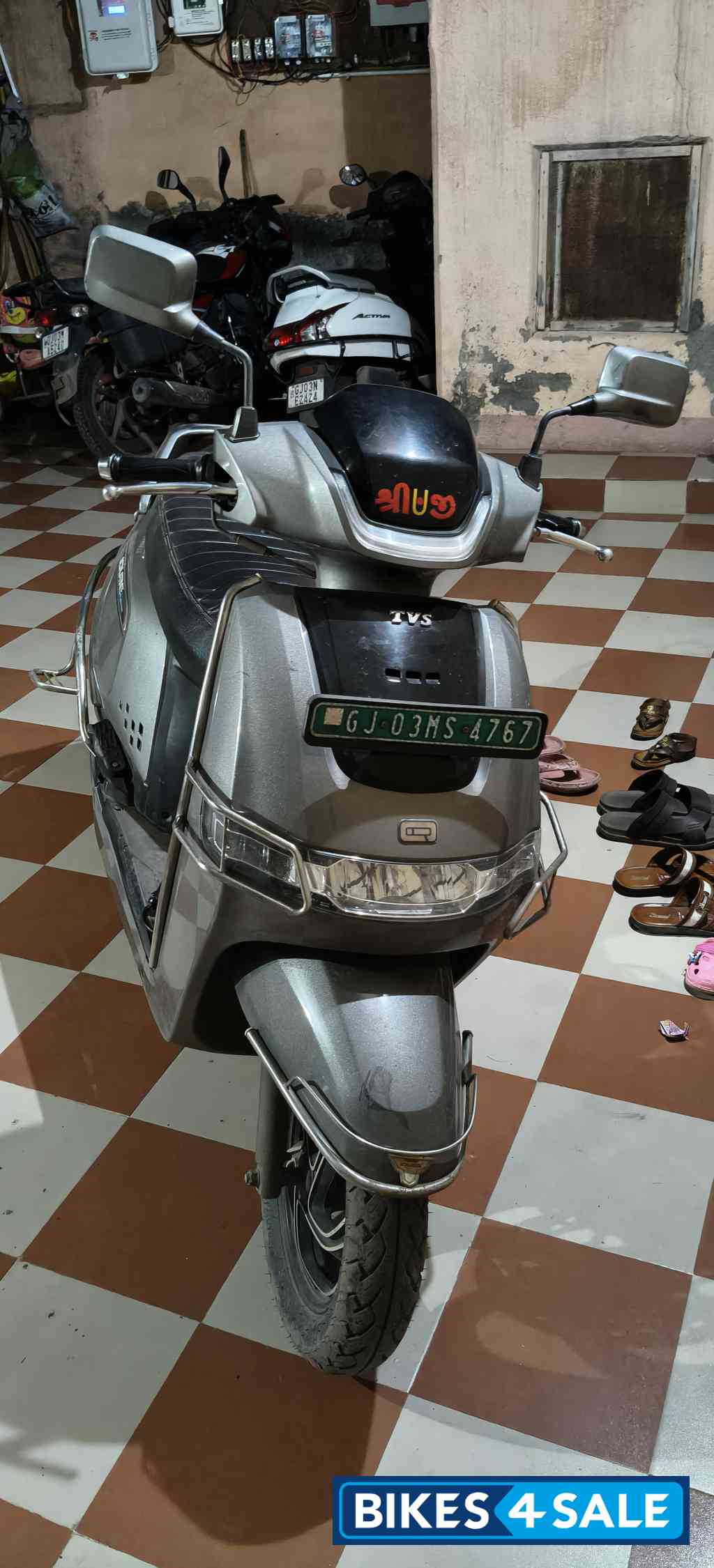 Titanium Grey TVS iQube Electric