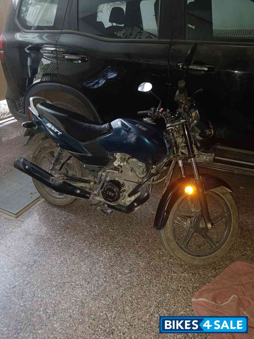 Starlight Blue TVS Sport BS6