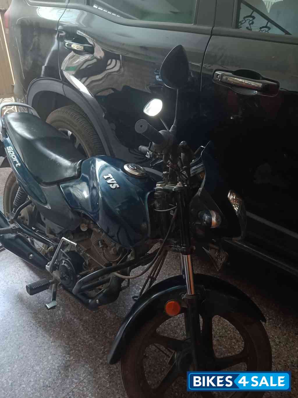 Starlight Blue TVS Sport BS6