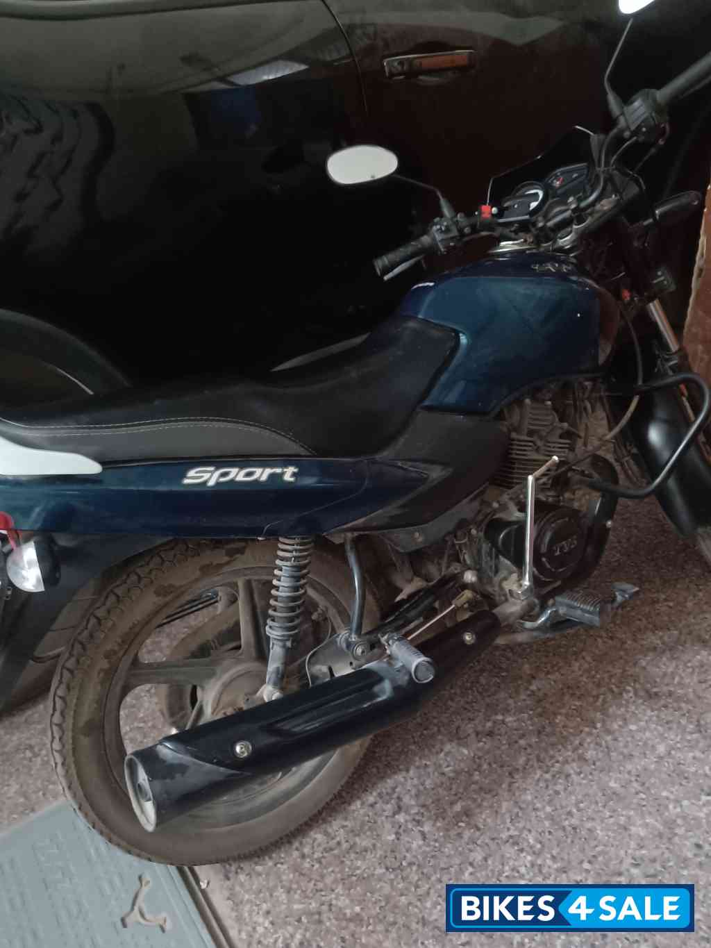 Starlight Blue TVS Sport BS6