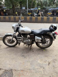 Silver Royal Enfield Bullet Electra Twinspark